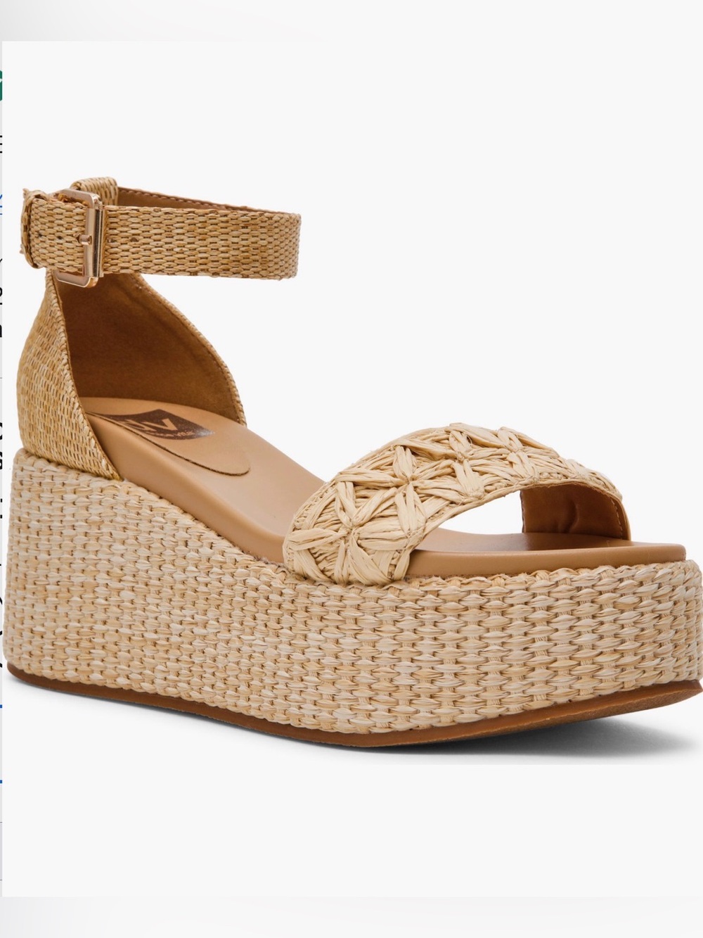 DV by Dolce Vita Alumina Platform Sandal in Natural